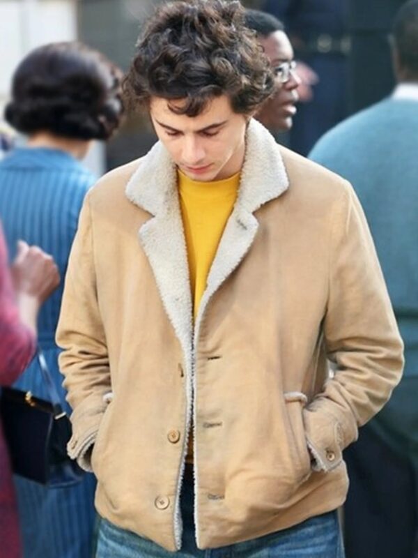 A Complete Unknown 2024 Bob Dylan Shearling Jacket