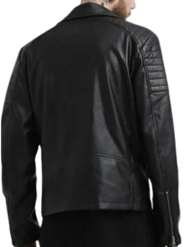 Adam Levine Black Leather Biker Jacket Buy