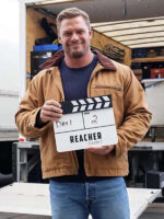 Alan Ritchson Reacher S02 Brown Jacket For Sale