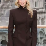 Ali Larter Landman Premiere Night Brown Blazer