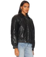 Anine-Bing-Bomber-Leather-Jacket-Black