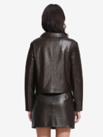 Anne-Klein-Brown-Leather-Jacket-Back