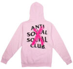 Anti Social Social Club Hoodie Pink - Image 2