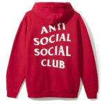 Anti Social Social Club Hoodie Red
