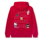 Anti Social Social Club Hoodie Red - Image 3