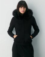 Aritzia-Black-Fur-Hoodie