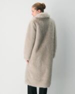 Aritzia-Faux-Fur-Grey-Coat-Back-View