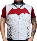 Arkham Knight Red Hooded Vest and Jacket