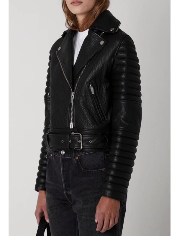 The Arrivals Leather Biker Jacket