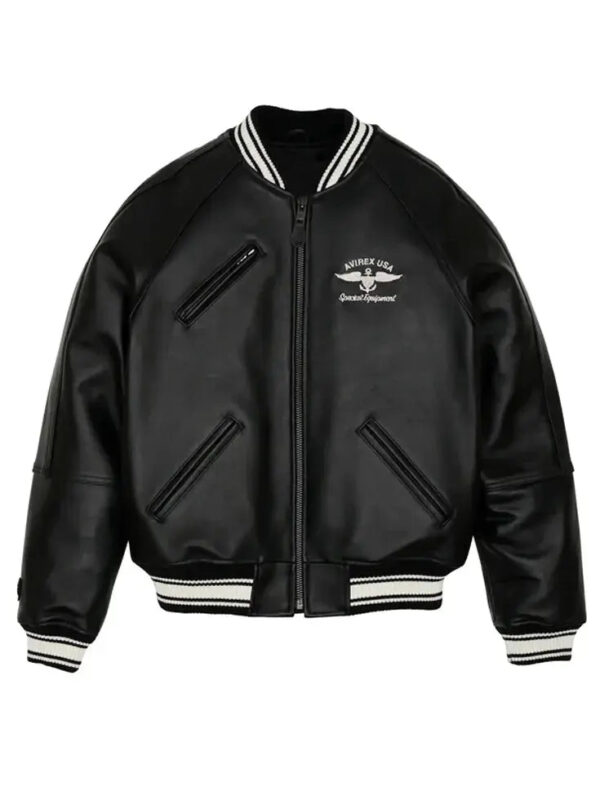 Avirex Stadium Leather Jacket Zing Apparel
