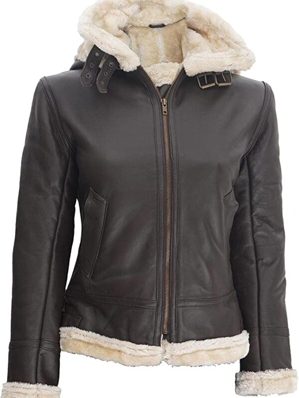 B3 Pilot Aviator Shearling Jacket