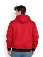 Vintage Carhartt Red Hooded Bomber Jacket