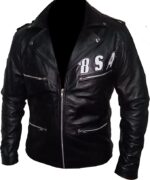 Black Lambskin Leather Jacket, Biker Jacket Zing Apparel