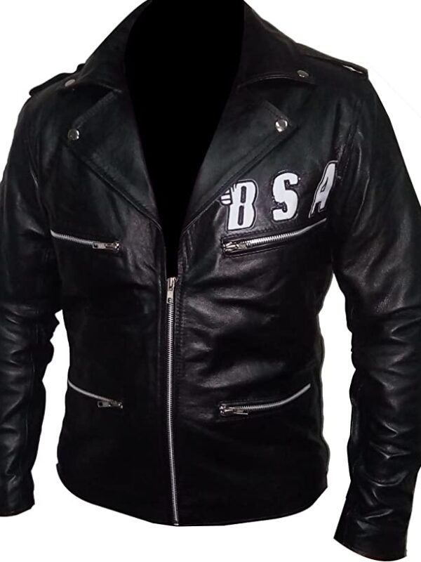 Black Lambskin Leather Jacket, Biker Jacket Zing Apparel