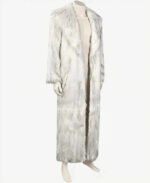 Ryan Gosling Ken White Shearling Women Fur Coat Zing Apparel