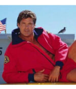 Baywatch_David_Hasselhoff_Red_Bomber_Jacket_Buy
