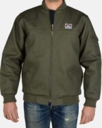 Ben-Davis-Bomber-Jacket-Olive