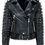 Billie-Eilish-Studded-Black-Studde-Leather-Jacket