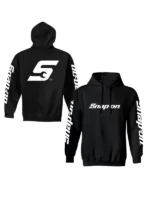 Black Billboard Snap On Hoodie