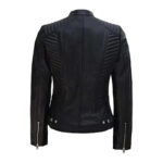 Leather Jacket Padded, Women Biker Jacket Zing Apparel