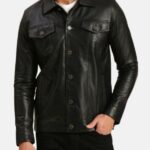Black Leather Jacket For Men 