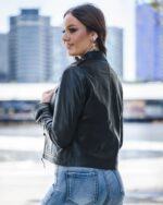 Black Leather Jacket Women Sale