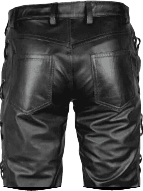 Black_Side_Laced_Short_Soft_Slim_Casual_For_Sale