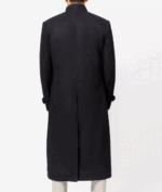 McGhee Black Wool Trench Coat Men Zing Apparel