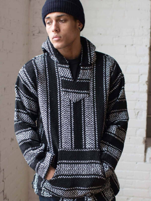 Black baja hoodie
