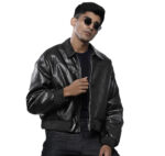 Boxy Leather Jacket - Image 4