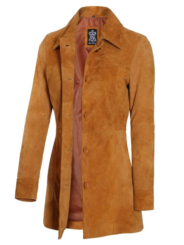 Kandis Suede Jacket Women, Brown Zing Apparel