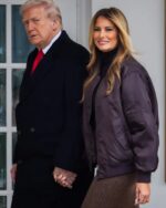 Brown-Melania-Trump-Bomber-Jacket