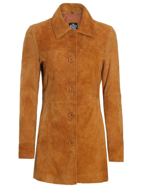 Kandis Suede Jacket Women, Brown Zing Apparel