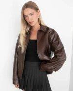 Brown-Vegan-Leather-Jacket