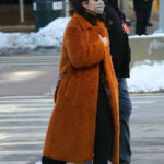 Brown Halloween Fur Coat Inspired by Salena Gomes - 1
