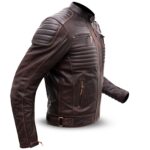 Brown Leather Biker Jacket Buy