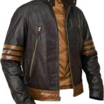 Brown Real Leather Jacket - 2024
