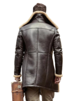 Brown Shearling Long Coat