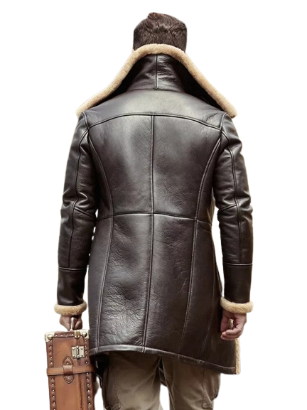 Brown Shearling Long Coat