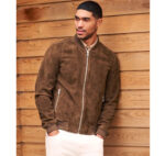 Brown_Suede_Bomber_Jacket_For_Sale