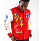 Buy_Looney_Tunes_Red_Varsity_Jacket