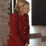 Buy Rachel Skarsten The Christmas Charade Whitney Red Dress Coat