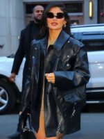 Buy Street Style Kylie Jenner Black Leather Jacket