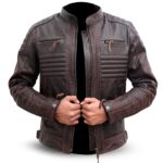 CE Armour Brown Dimex Biker Jacket
