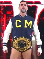 CM Punk Steiner Bros Varsity Jacket