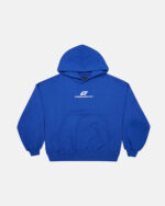 CURVED HOODIE BLUE
