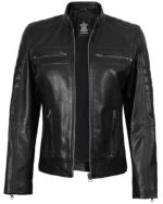 Cafe-Racer-Slim-Fit-Black-Real-Leather-Jacket