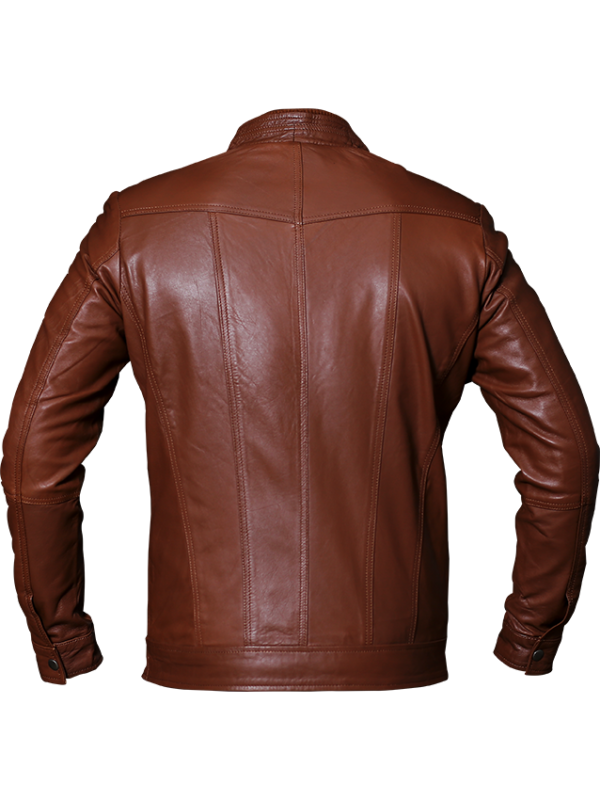 Cafe Racer Tan Brown Leather Jacket Buy