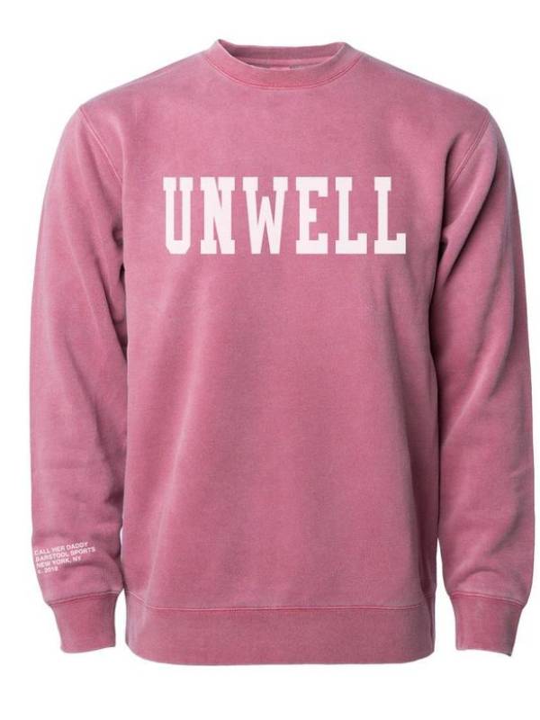Call Her Alex S01 Alex Cooper Pink Unwell Sweatshirt