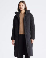 Meghan Markle Calvin Klein Quilted Maxi Puffer Jacket